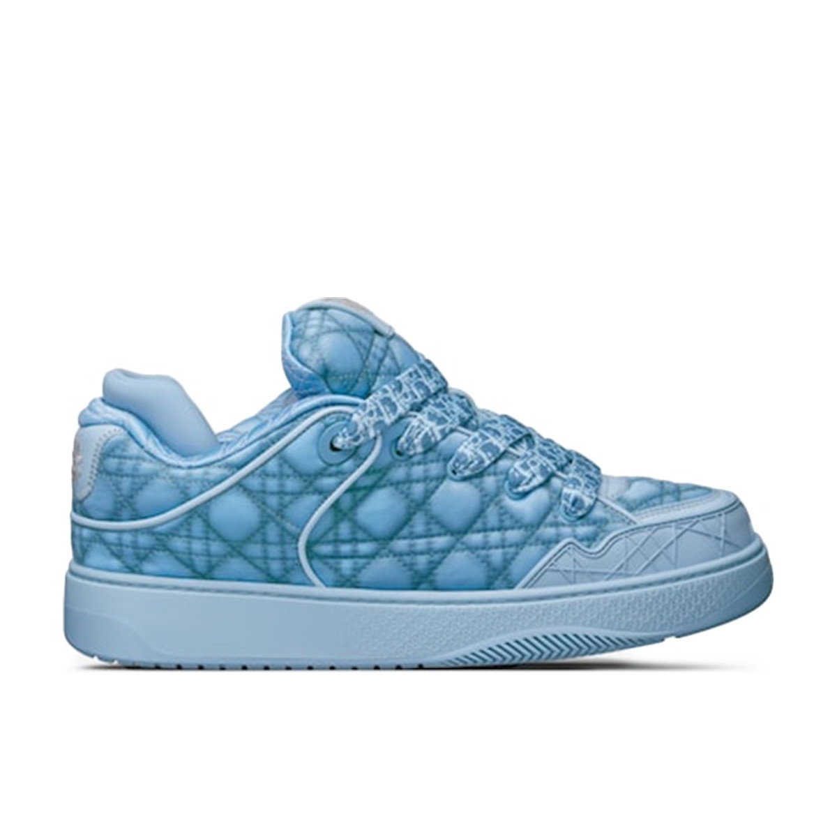 Dior B9S Skater ERL Blue Kumo Cannage Satin