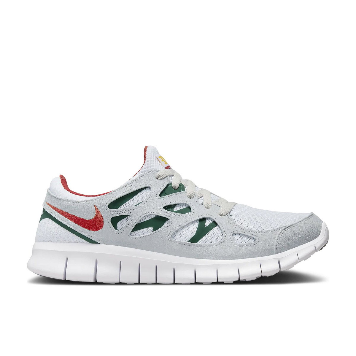 Nike Free Run 2 Grey Cinnabar Gorge Green