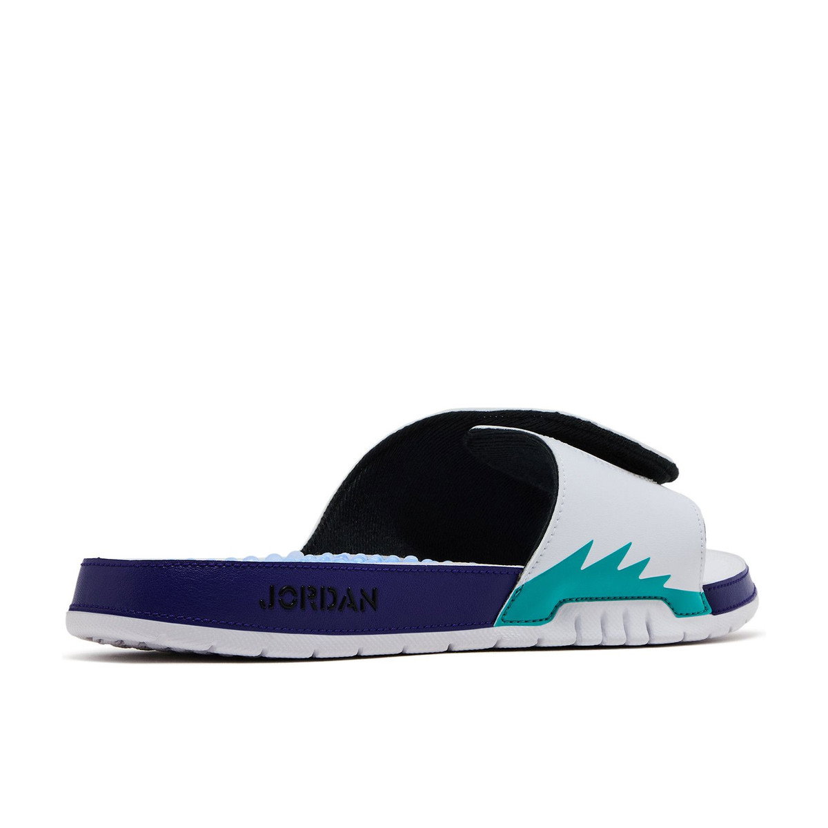 Air Jordan Hydro 5 Retro Slide White New Emerald Grape Ice Black