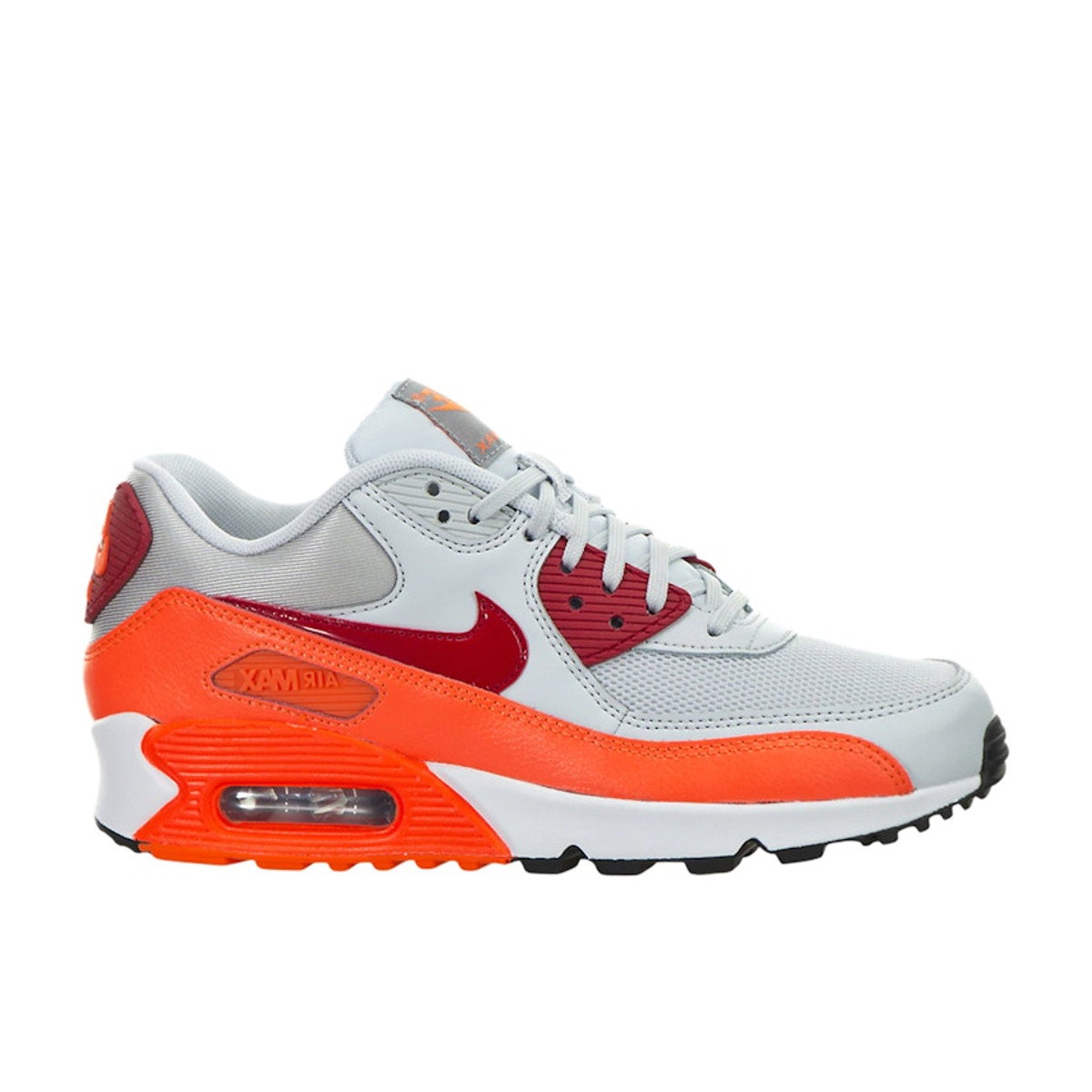 Nike Air Max 90 Essential Pure Platinum Total Crimson Womens