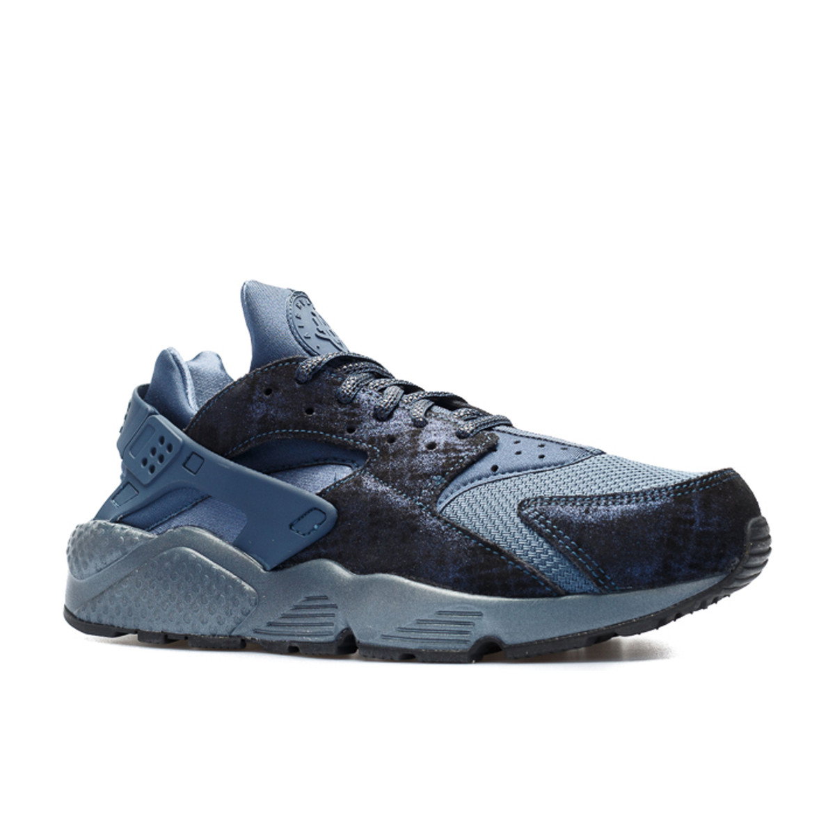 Nike Air Huarache Run Premium Metallic Armory Navy Womens