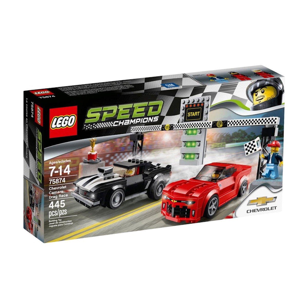 LEGO Speed Champions Chevrolet Camaro Drag Race Set 75874