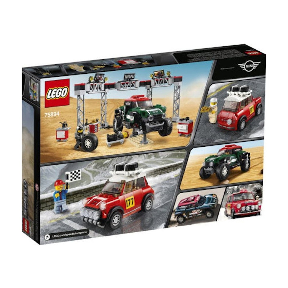 LEGO Speed Champions 1967 Mini Cooper S Rally & 2018 Mini John Cooper Works Buggy Set 75894