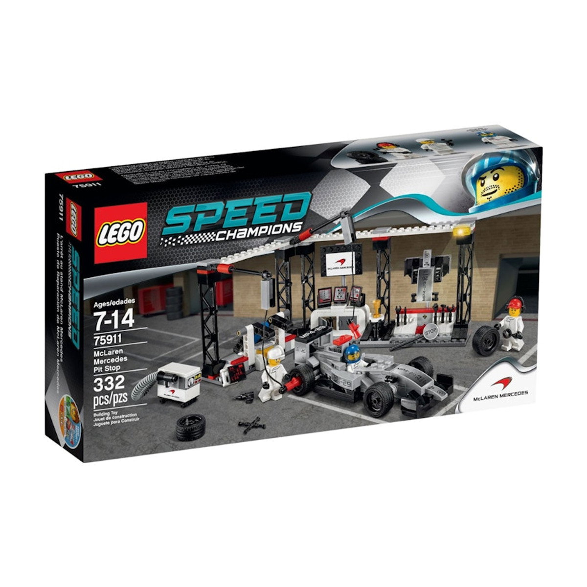 LEGO Speed Champions McLaren Mercedes Pit Stop Set 75911