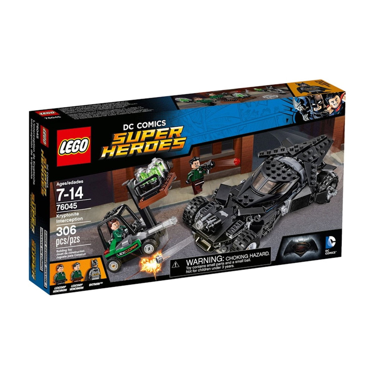 LEGO DC Comics Super Heroes Kryptonite Interception Set 76045