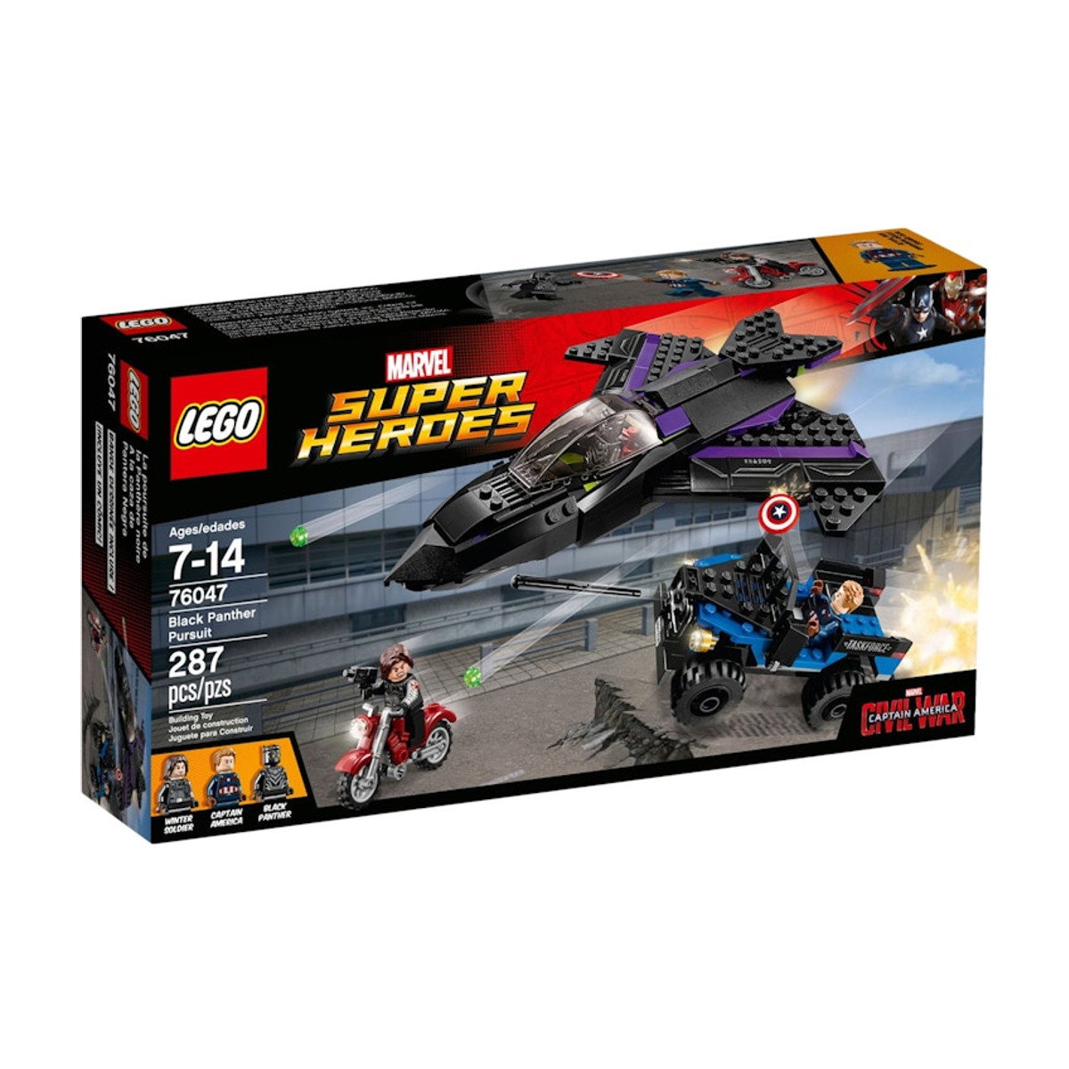 LEGO Marvel Super Heroes Black Panther Pursuit Set 76047