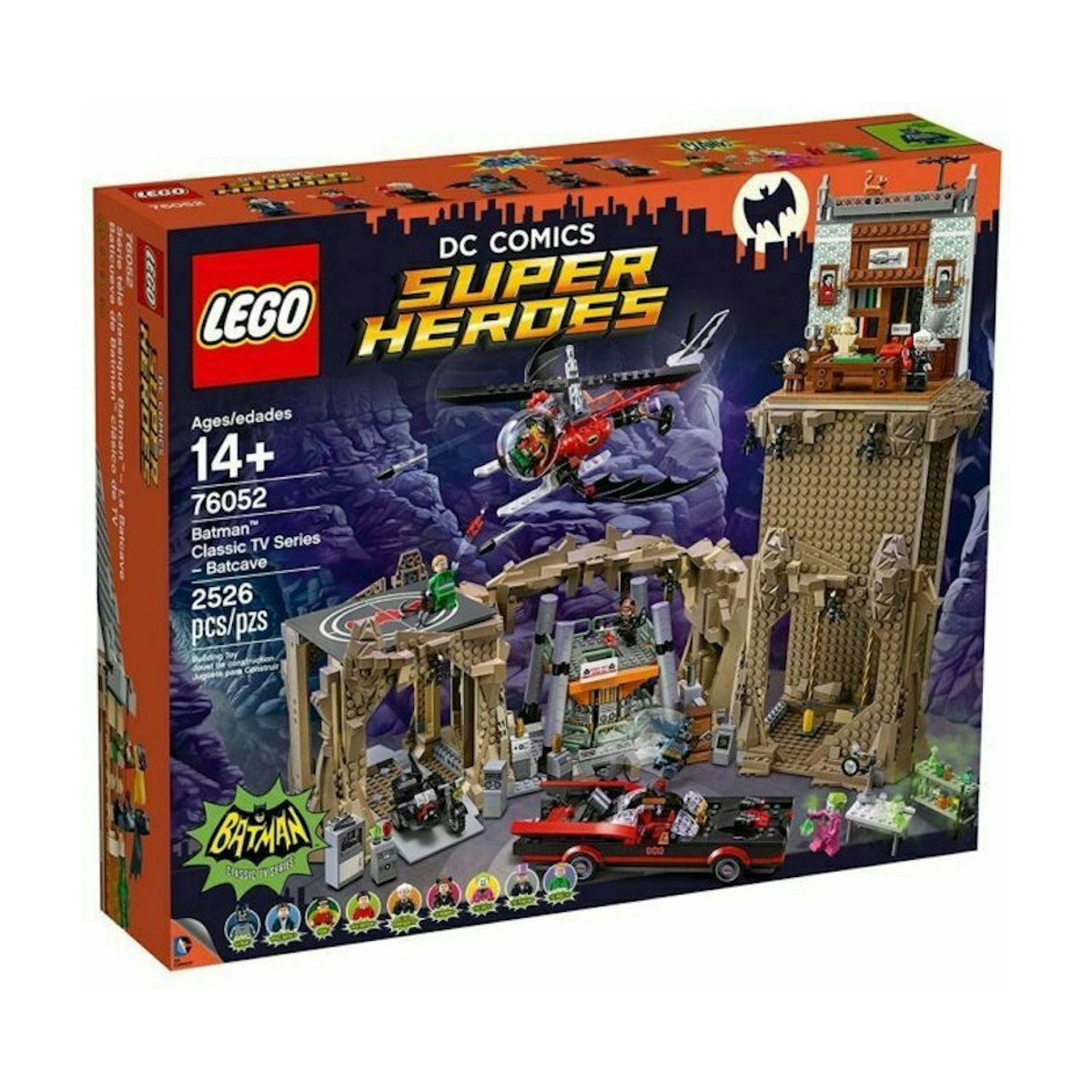 LEGO DC Comics Super Heroes Batman Classic TV Series Batcave Set 76052