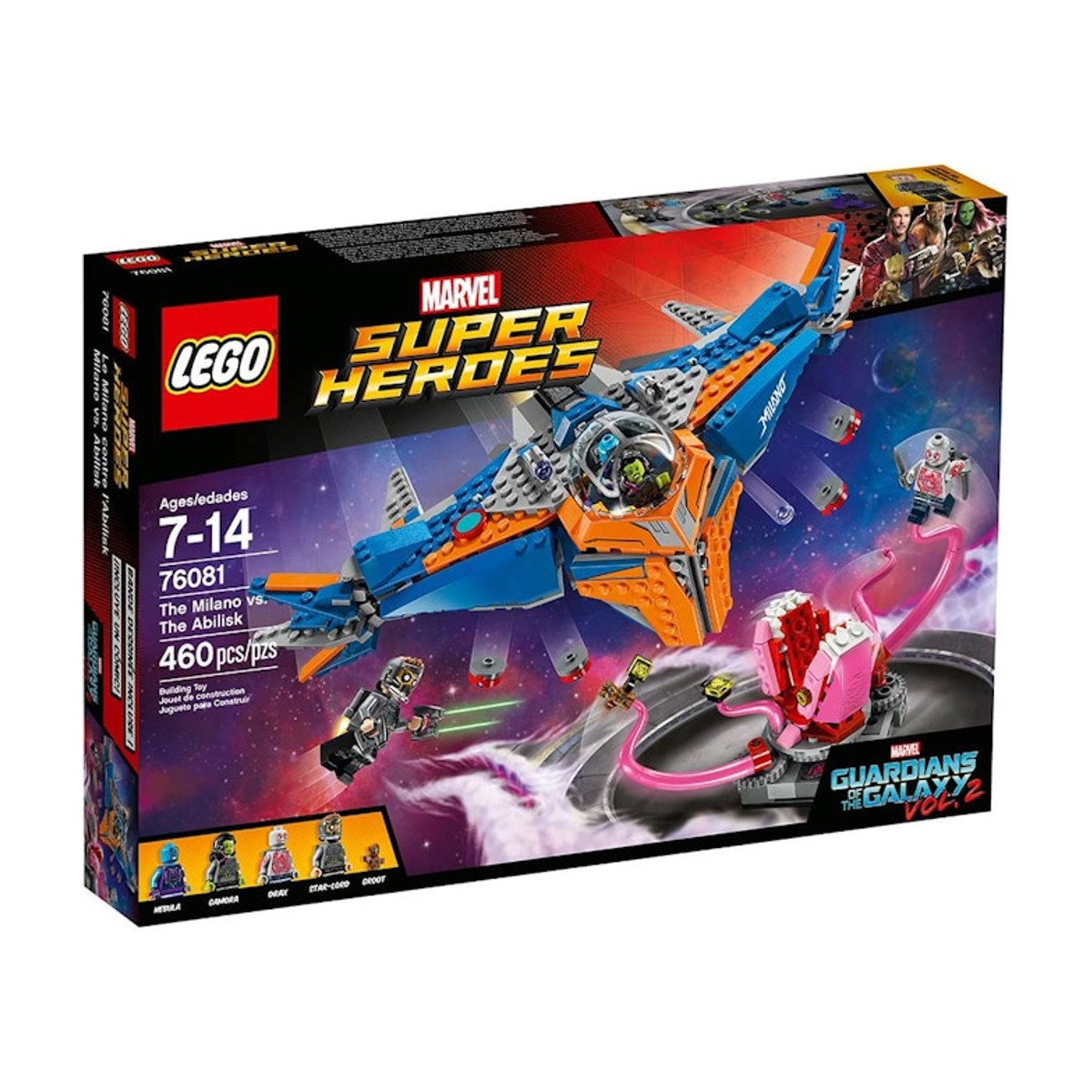 LEGO Marvel Super Heroes The Milano vs. The Abilisk Set 76081