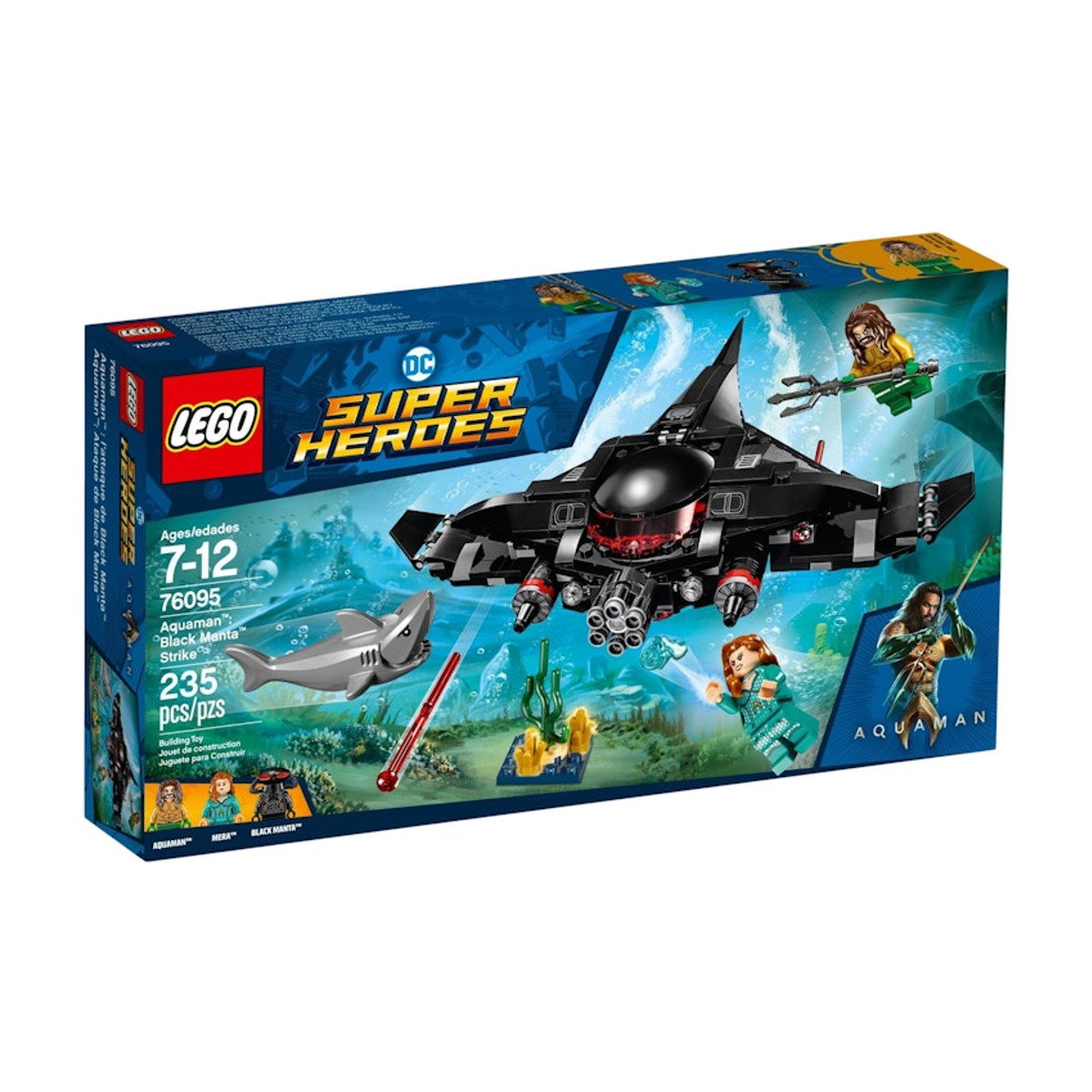 LEGO DC Comics Super Heroes Black Manta Strike Set 76095