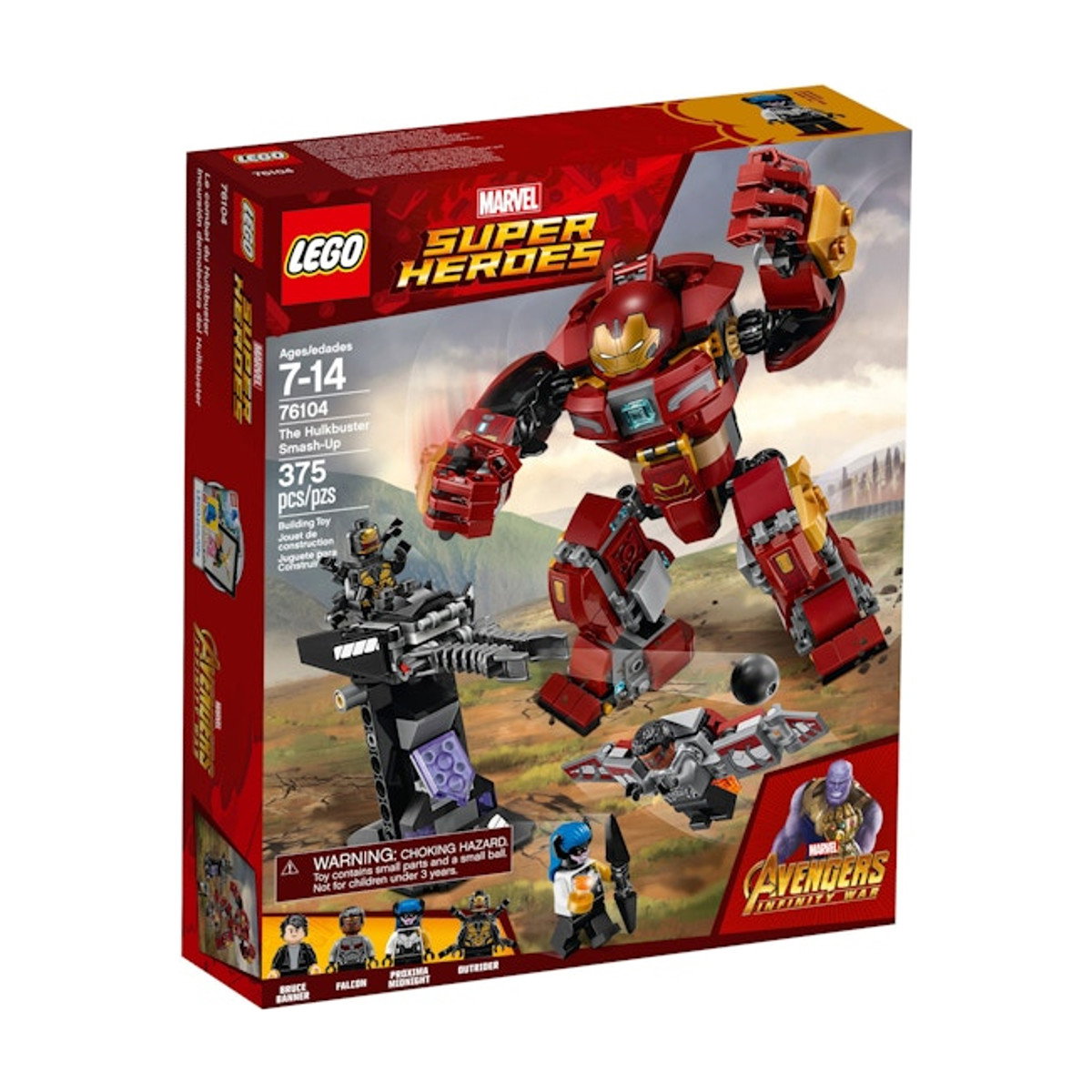 LEGO Marvel Super Heroes Avengers Infinity War The Hulkbuster Smash-Up Set 76104