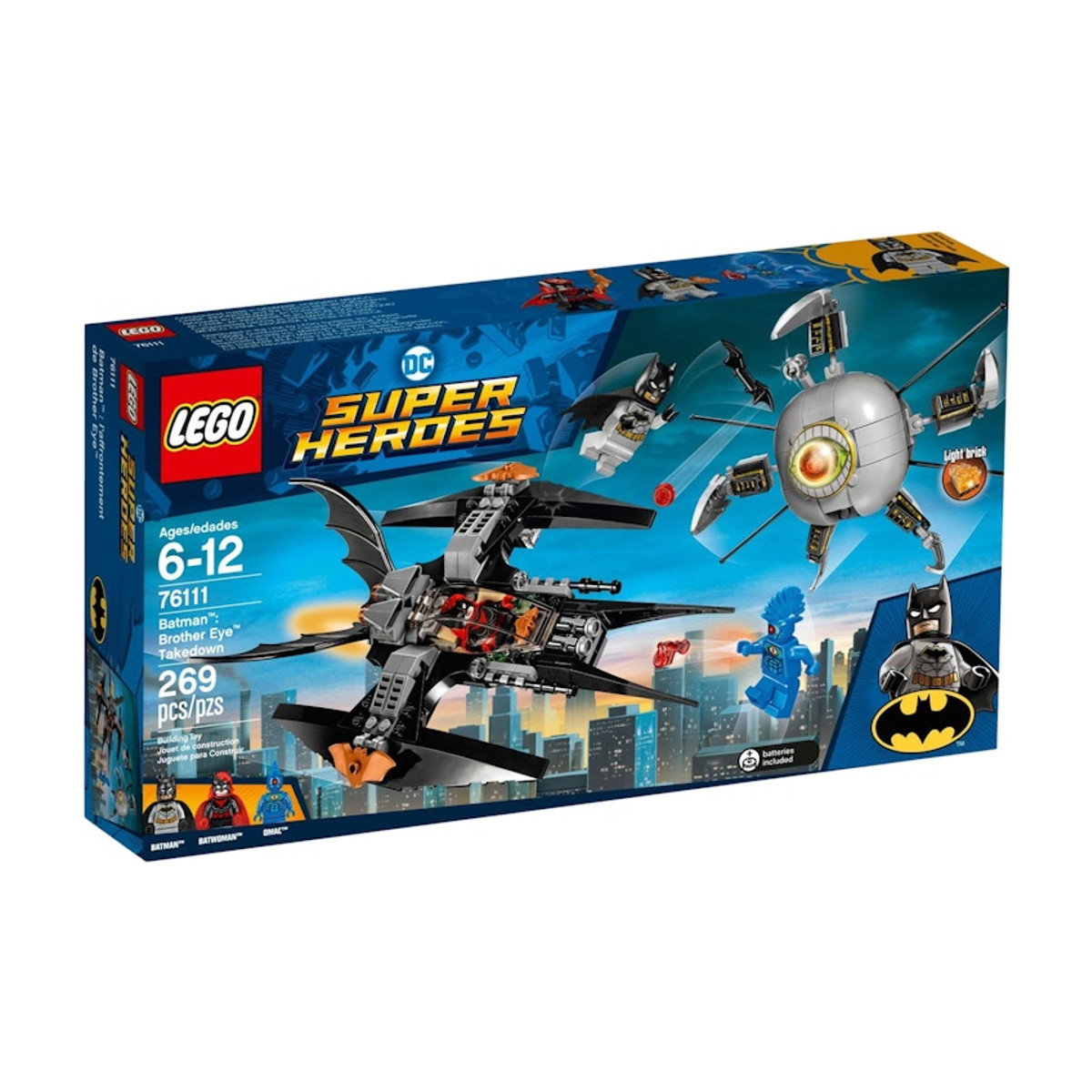 LEGO DC Comics Super Heroes Batman: Brother Eye Takedown Set 76111