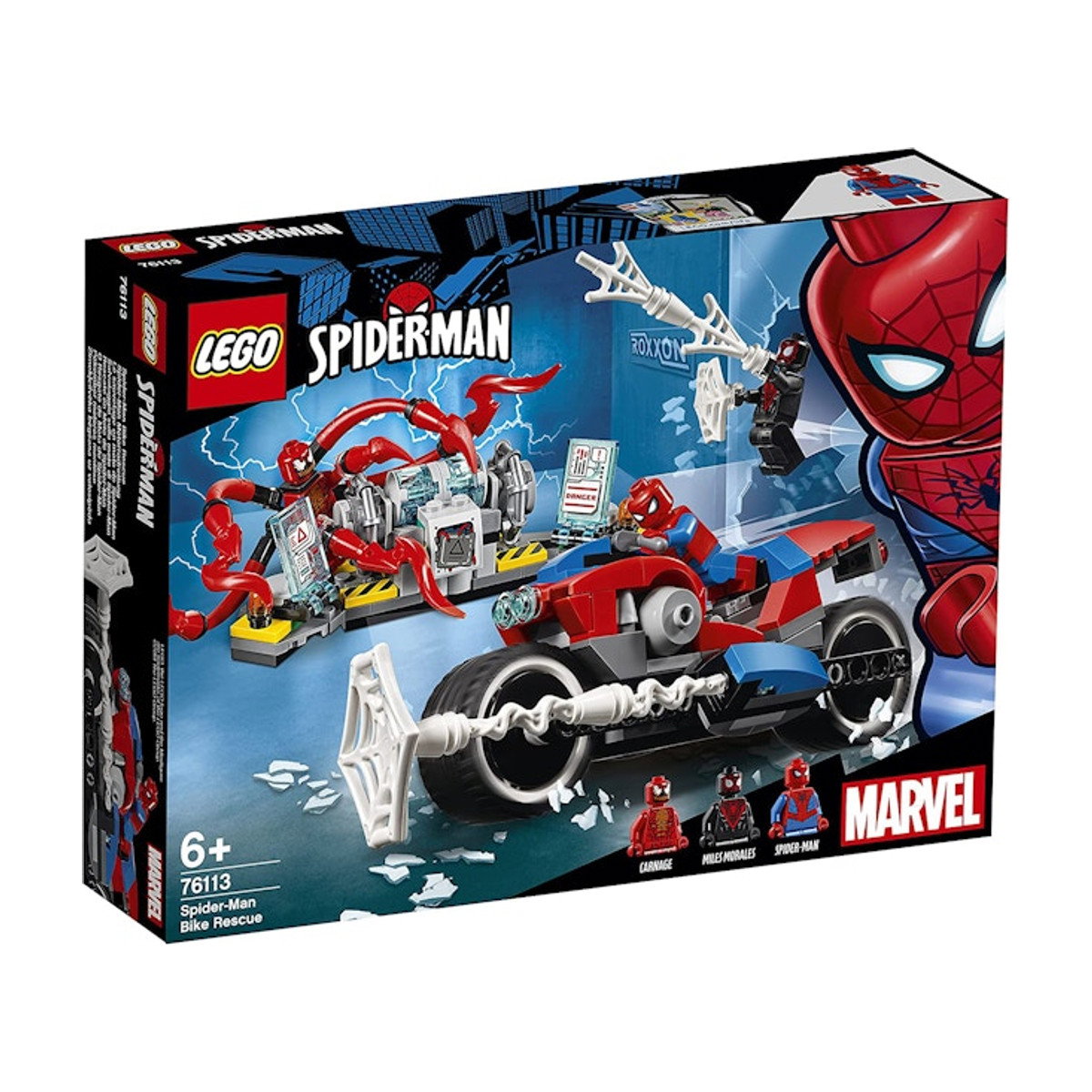 LEGO Marvel Spider-Man Spider-Man Bike Rescue Set 76113