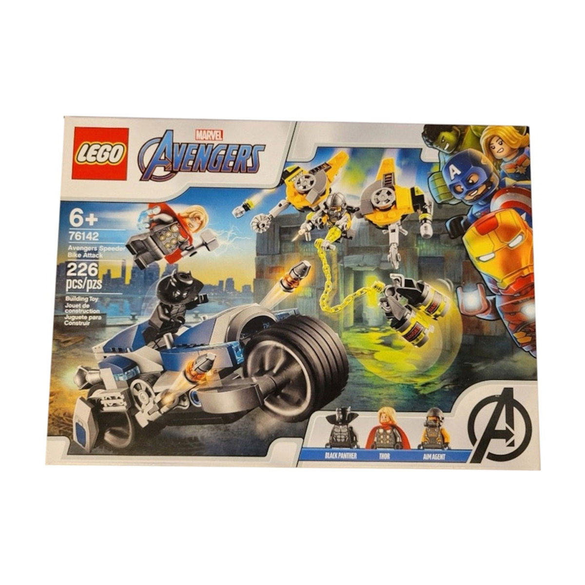 LEGO Marvel Avengers Speeder Bike Attack Set 76142