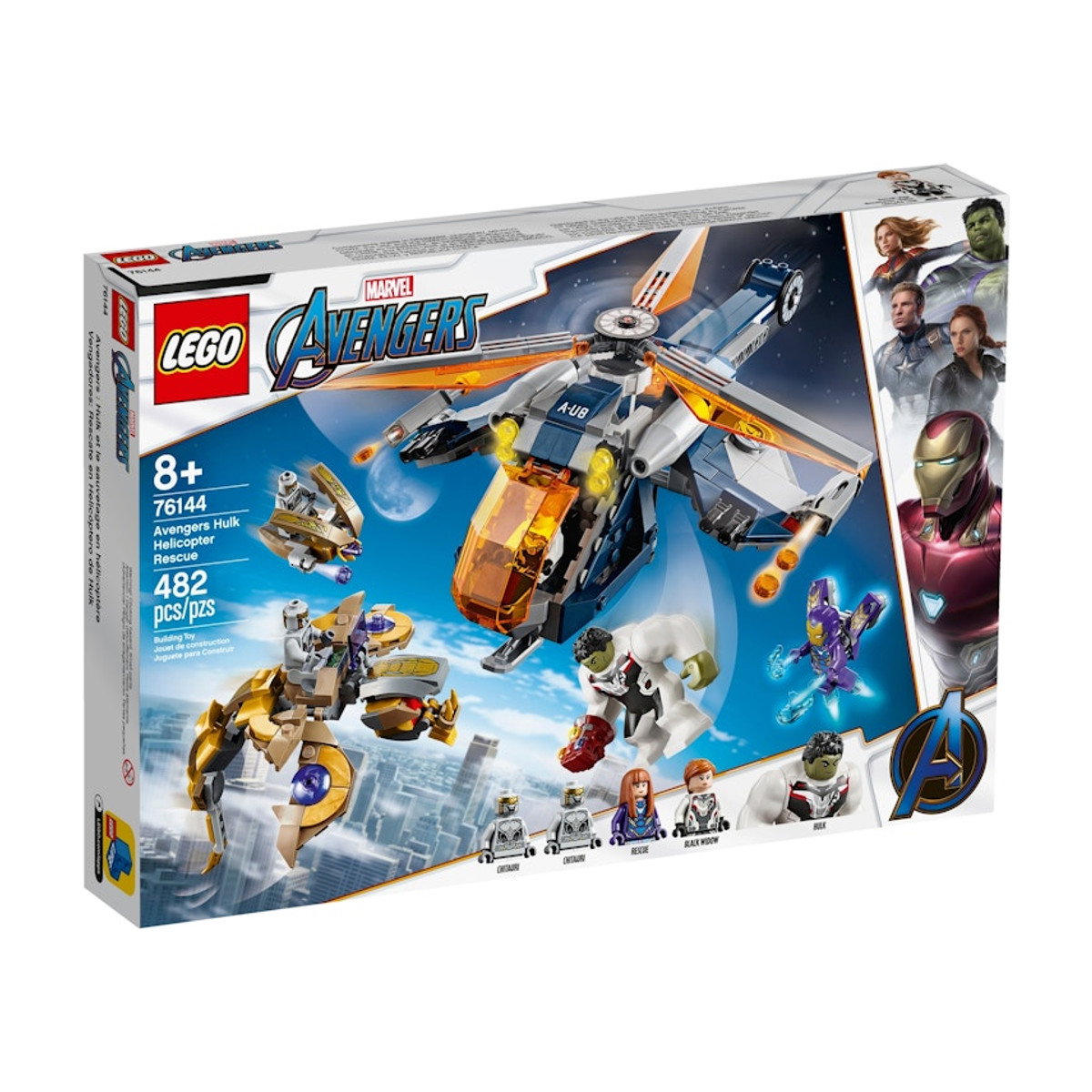 LEGO Marvel Avengers Hulk Helicopter Rescue Set 76144