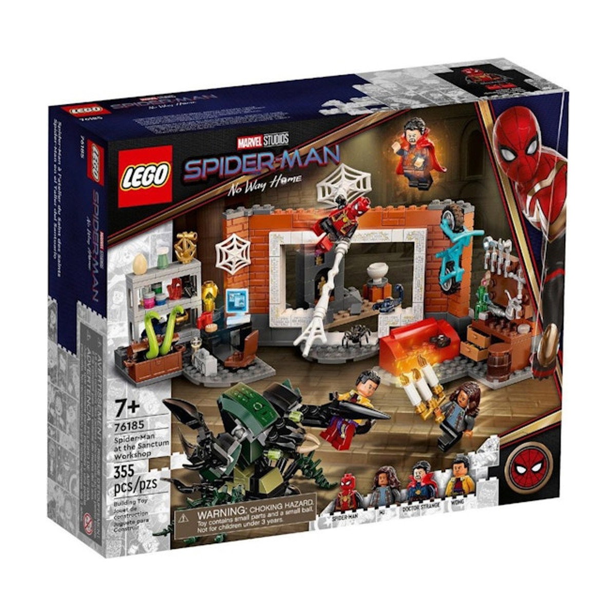 LEGO Marvel Spider-Man No Way Home Spider-Man At The Sanctum Workshop Set 76185