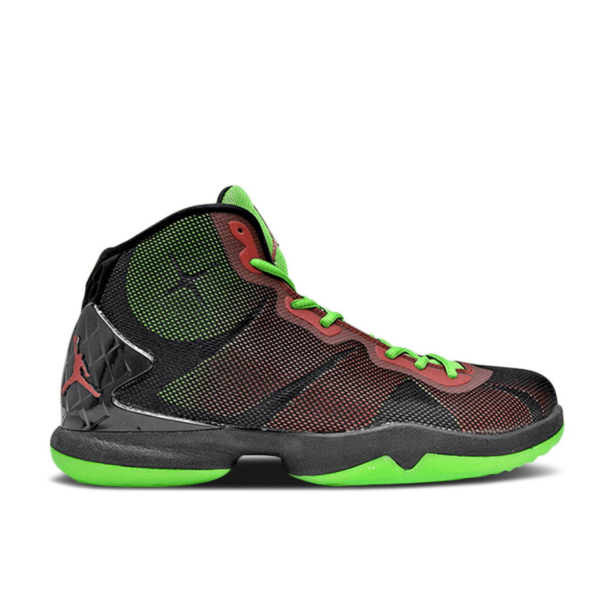 Air Jordan Super.Fly 4 Black/Gym Red-Green Pls-Infrared 23
