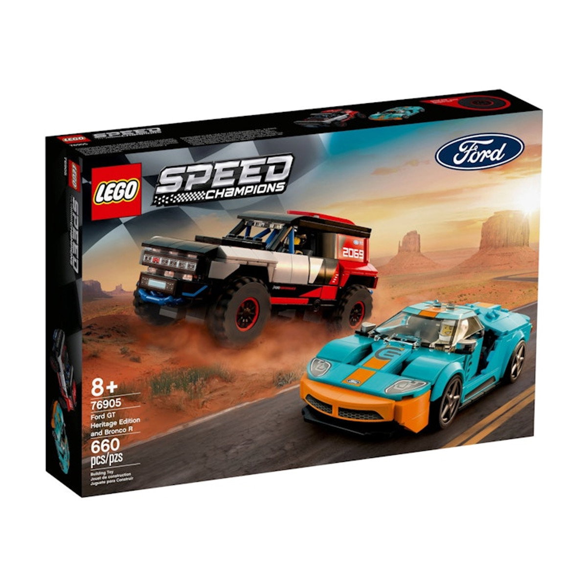 LEGO Speed Champions Ford GT Heritage Edition and Bronco R Set 76905