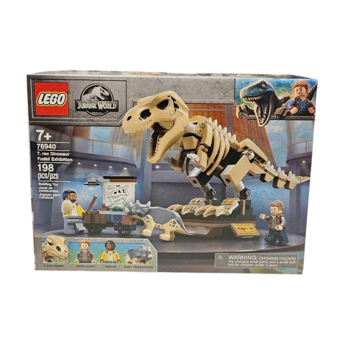 LEGO Jurassic World T.rex Dinosaur Fossil Exhibition Set 76940