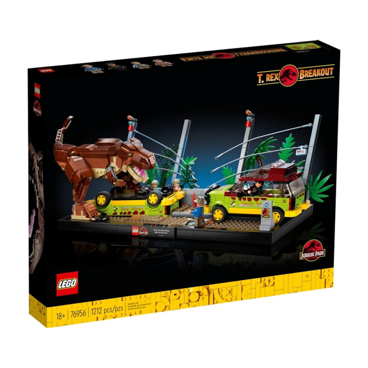 LEGO Jurassic Park T. Rex Breakout Set 76956