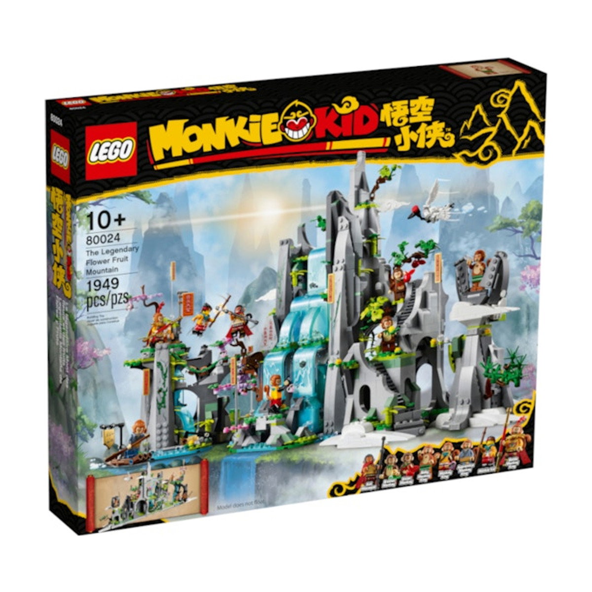 LEGO Monkie Kid The Legendary Flower Fruit Mountain Set 80024