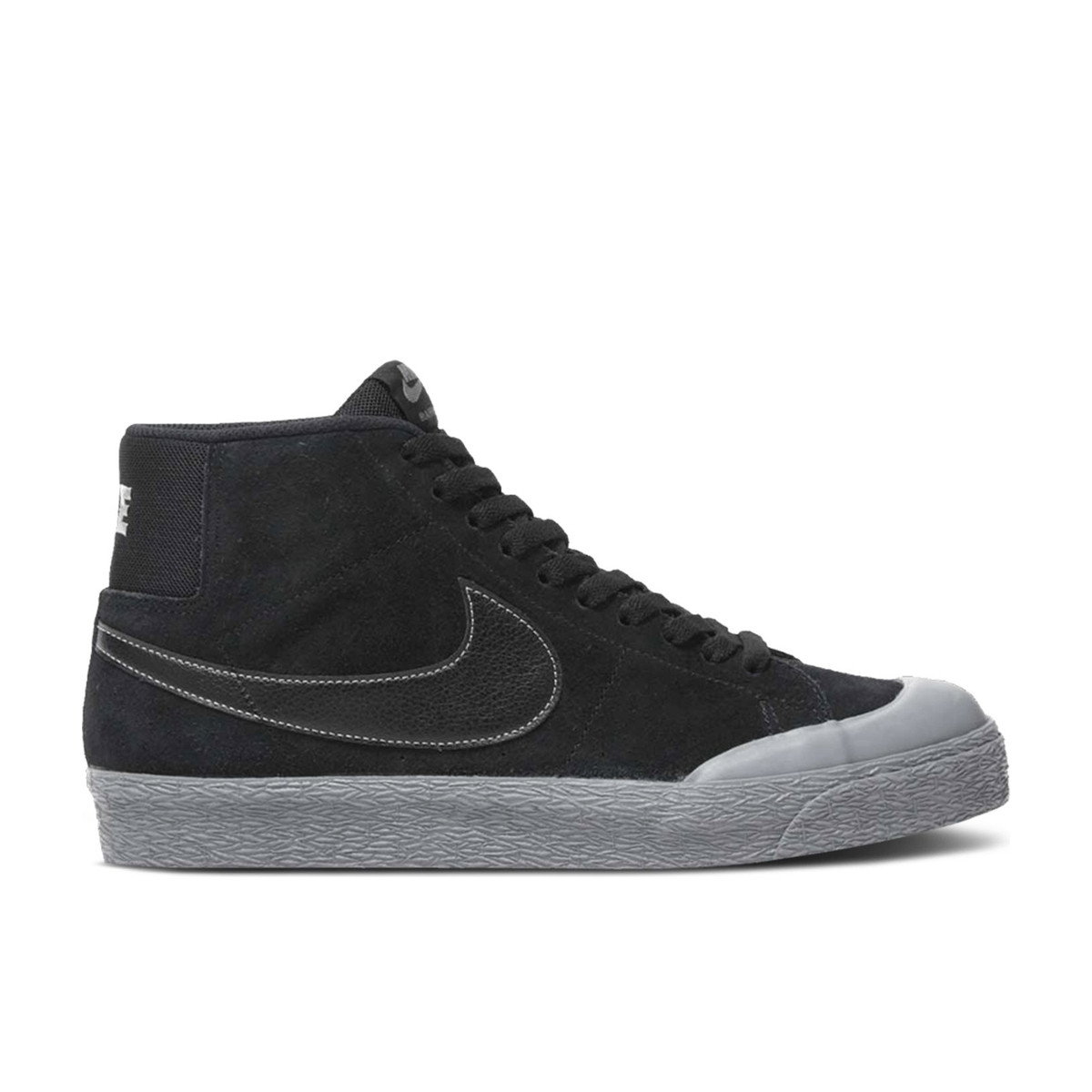 Nike Sb Blazer Zoom Mid Black/Black/Metallic Pewter