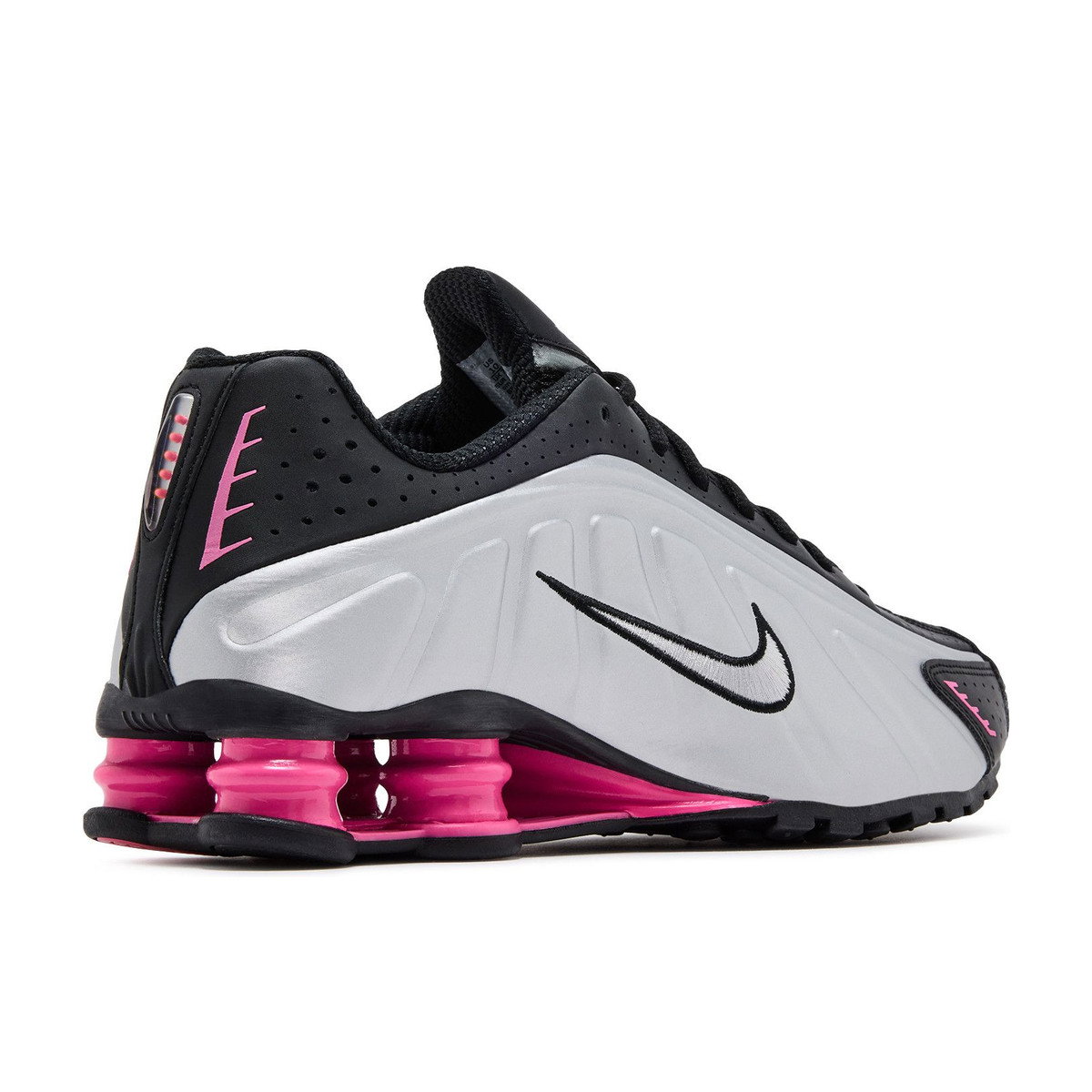 Nike Shox R4 Black Metallic Silver Pinksicle Womens