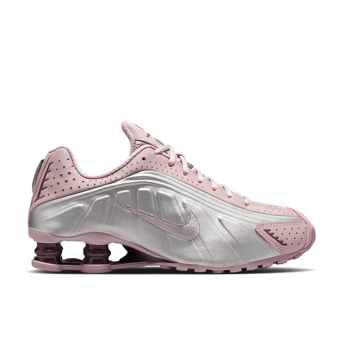 Nike Shox R4 Particle Rose Tattoo Silver Womens