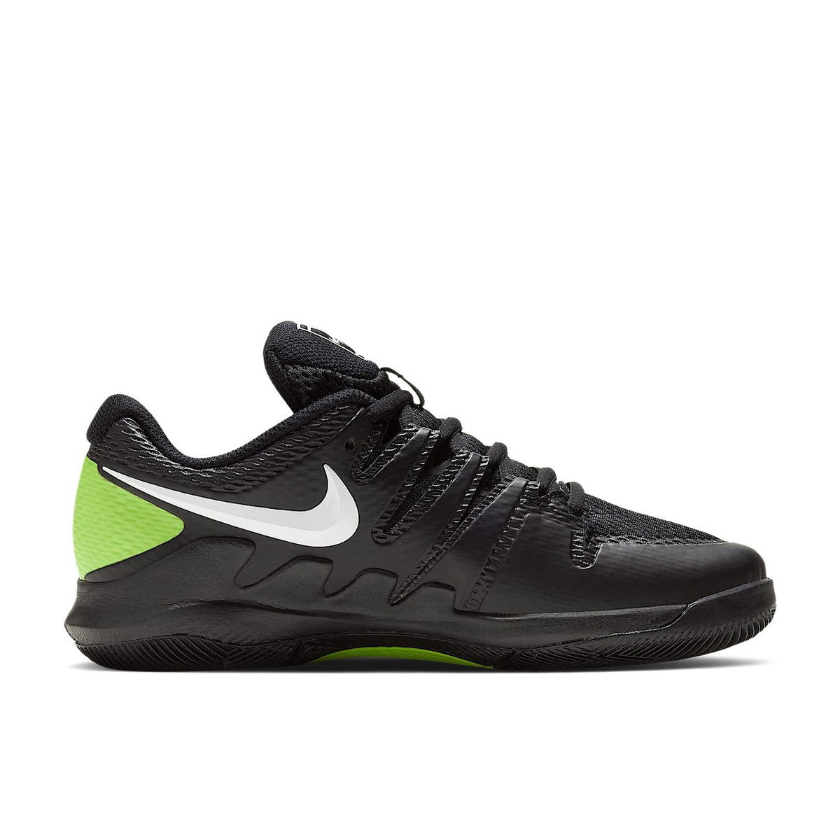 Nike Court Zoom Vapor X Black Volt GS