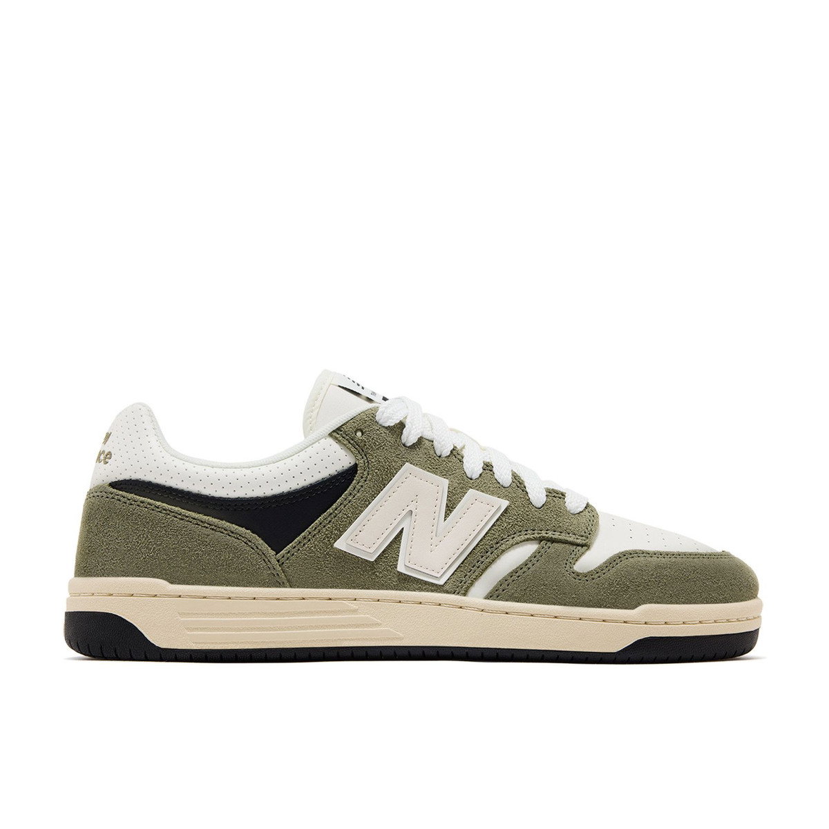 New Balance 480 Dark Olivine Sea Salt