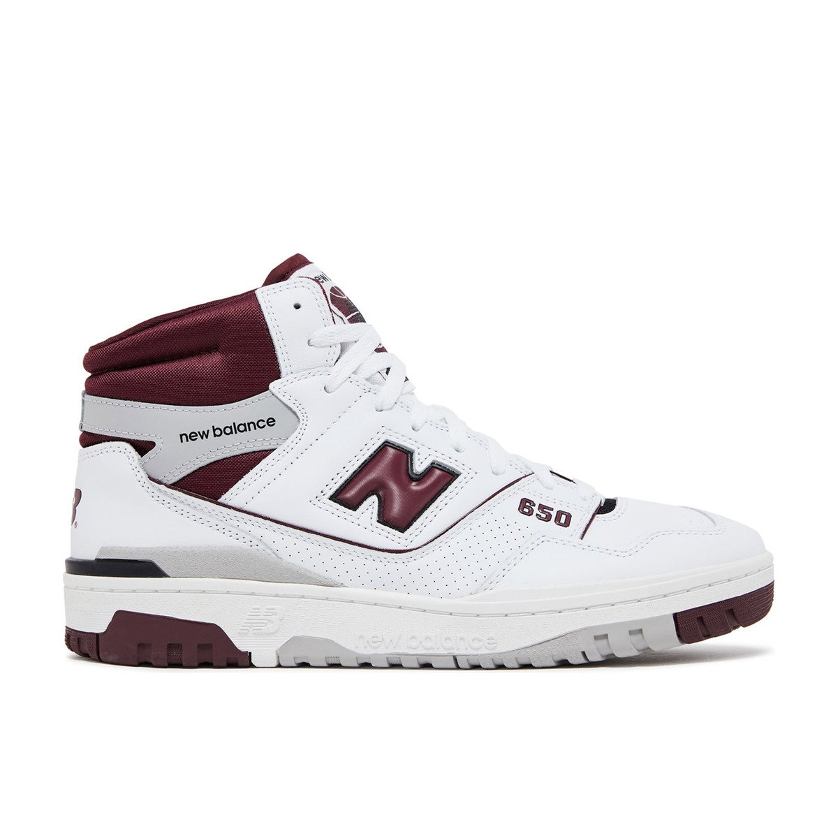 New Balance 650 White Burgundy Raincloud
