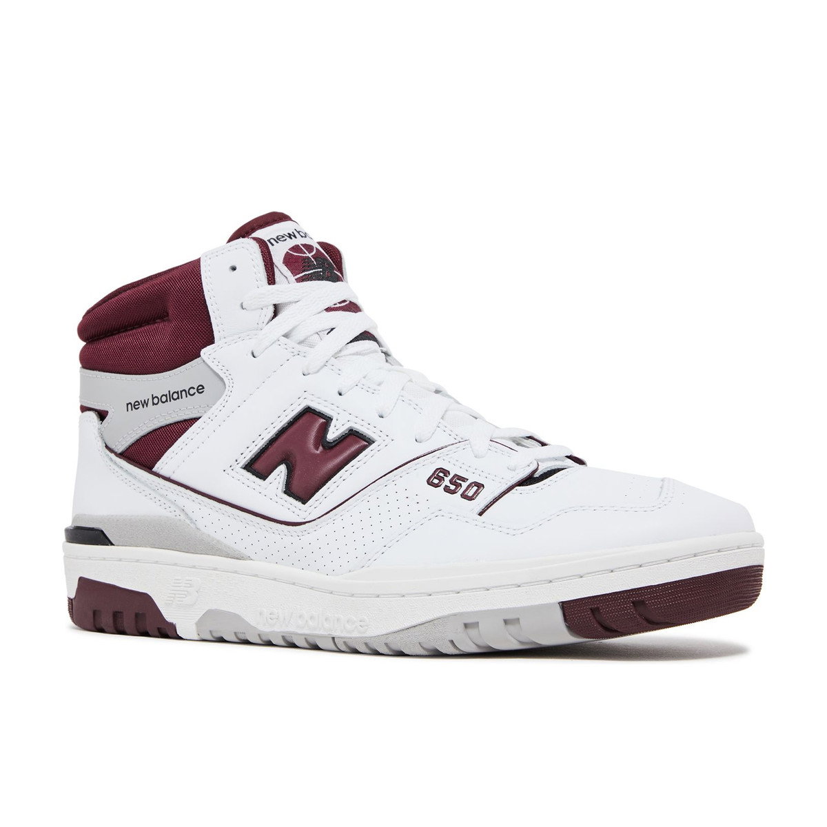 New Balance 650 White Burgundy Raincloud