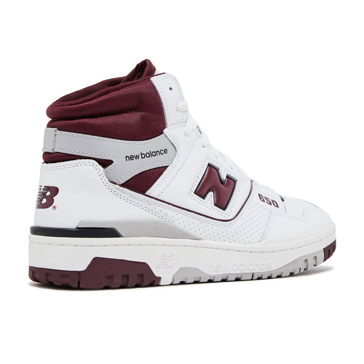New Balance 650 White Burgundy Raincloud