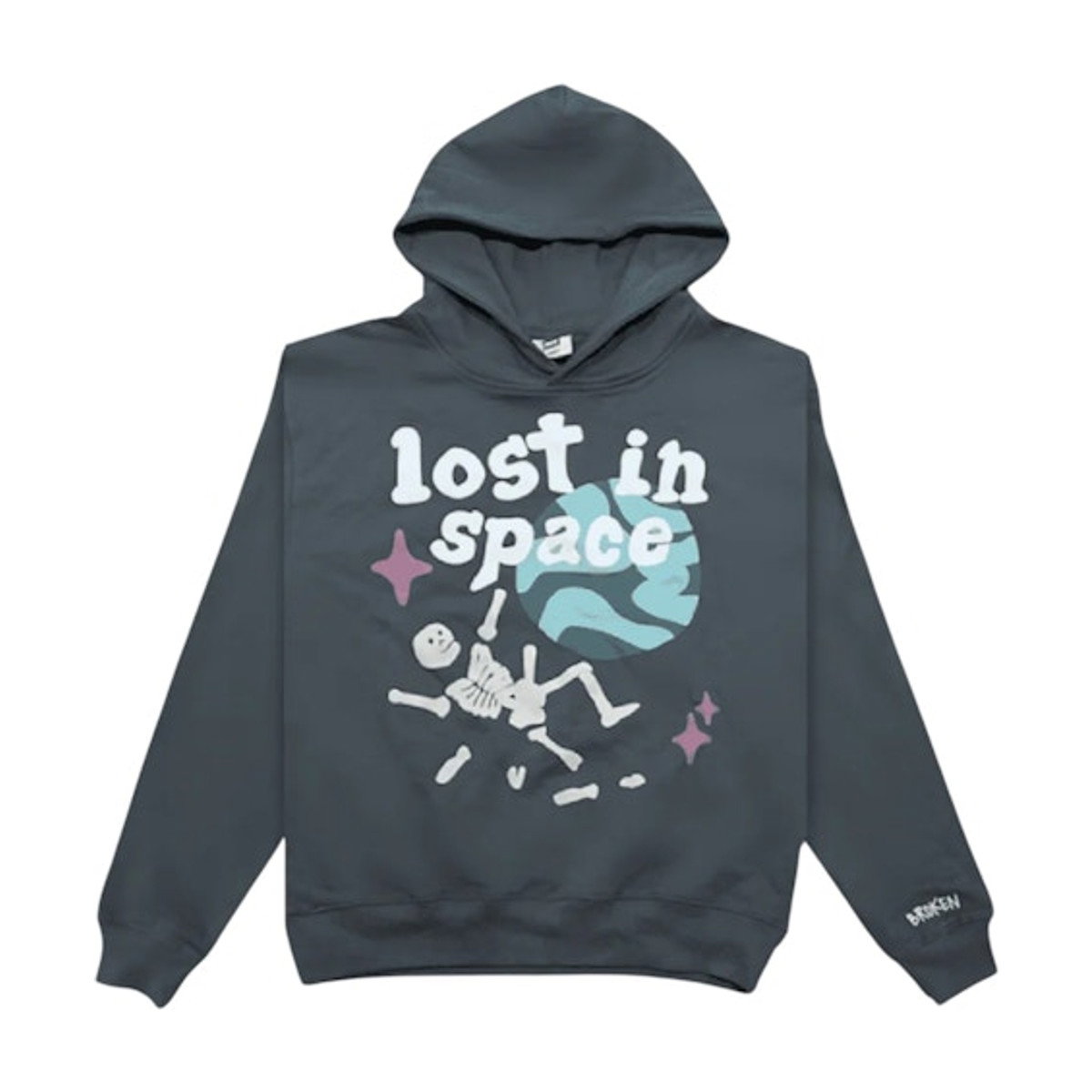 Broken Planet Lost in Space Hoodie Soot Black