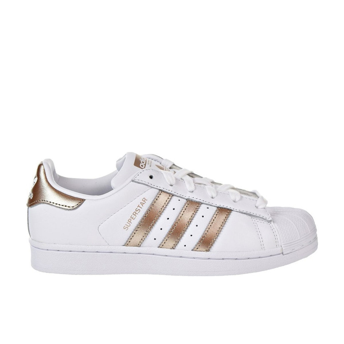 Adidas Superstar White Metallic Womens