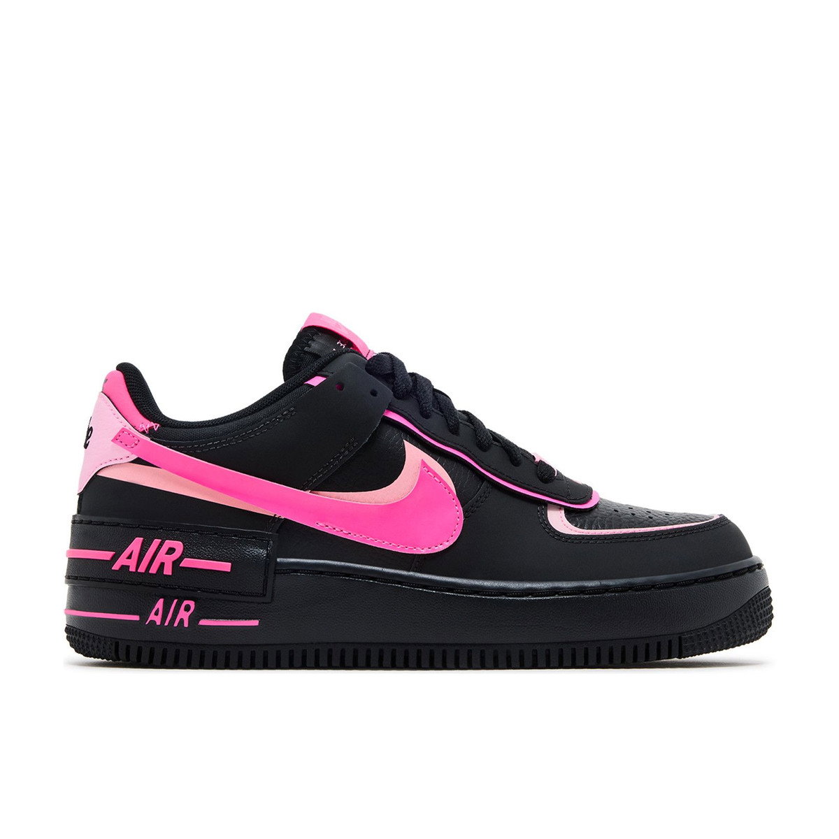 Nike Air Force 1 Low Shadow Black Pink Spell Womens