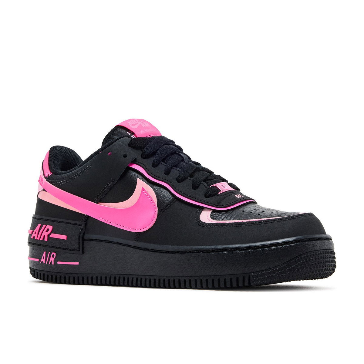 Nike Air Force 1 Low Shadow Black Pink Spell Womens
