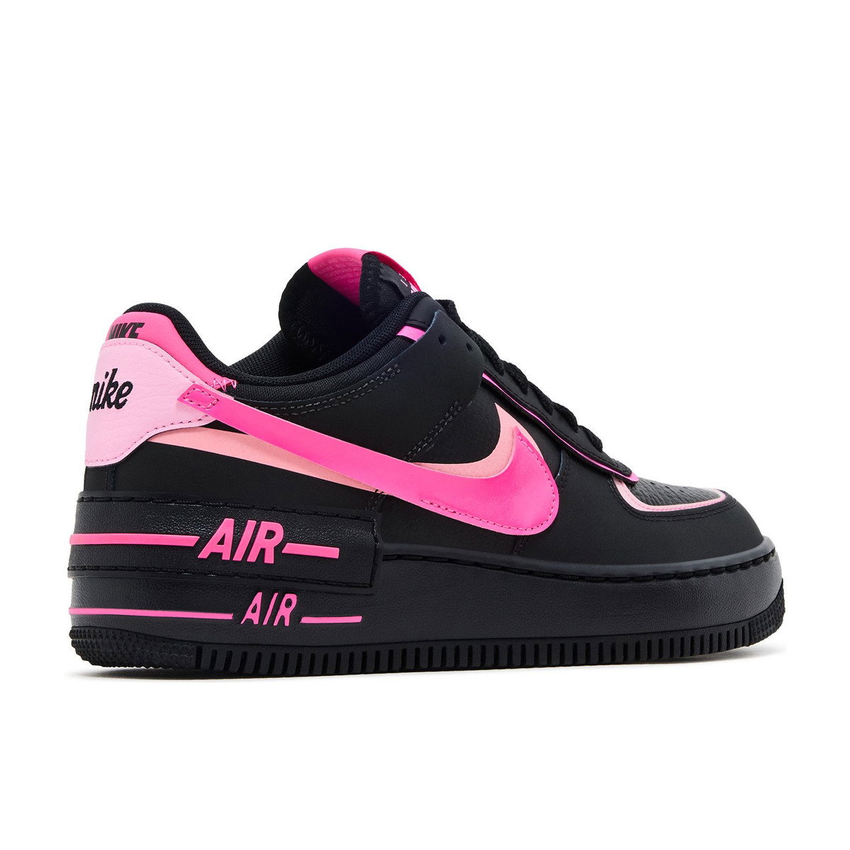 Nike Air Force 1 Low Shadow Black Pink Spell Womens