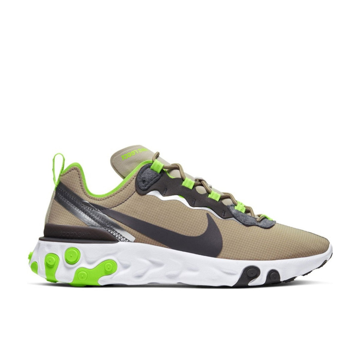 Nike React Element 55 Lime Green