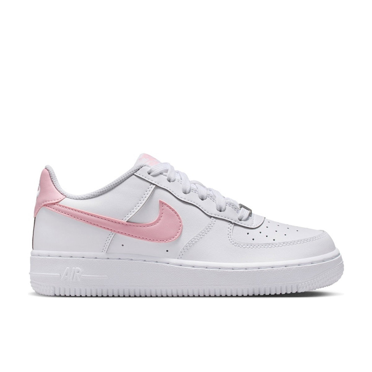 Nike Air Force 1 Low White Medium Soft Pink GS