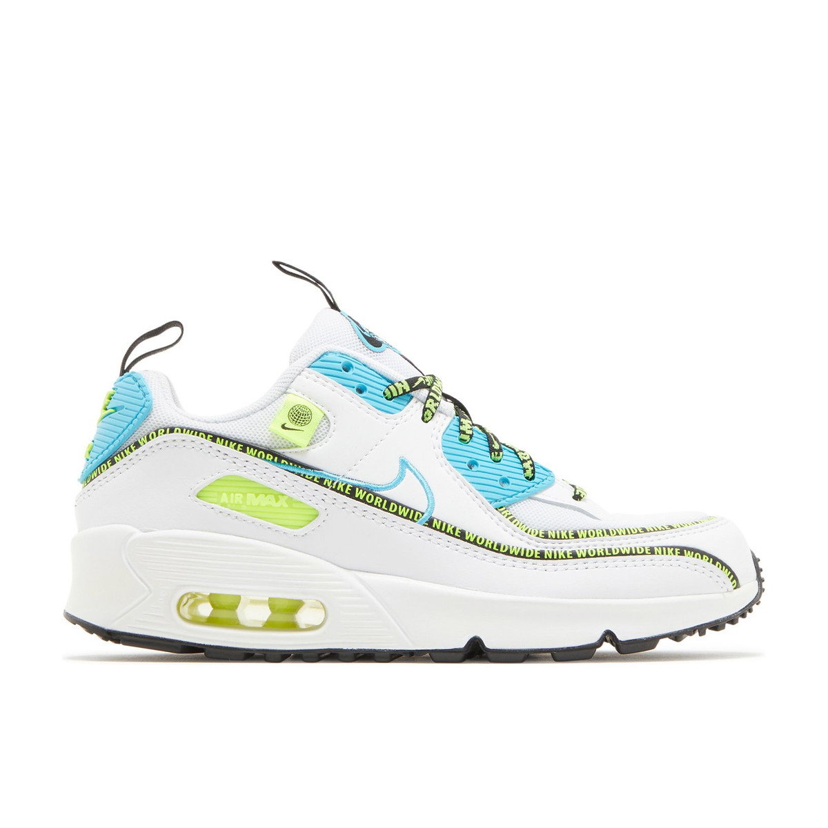 Nike Air Max 90 SE Worldwide Pack Blue Fury Volt GS