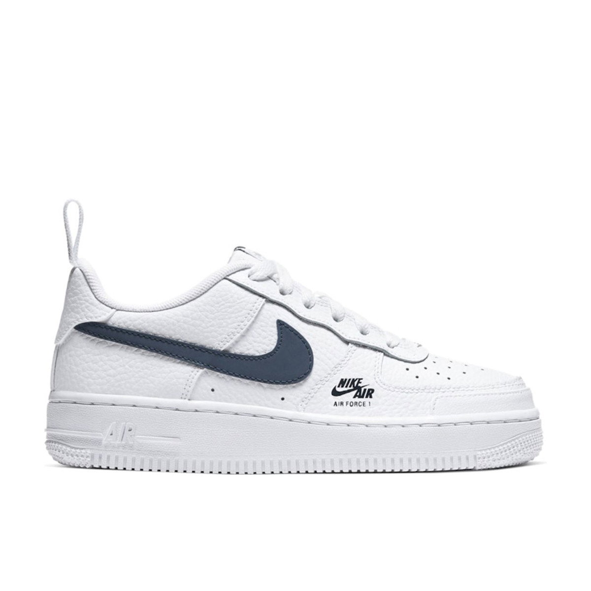 Nike Air Force 1 Low 07 White Obsidian GS