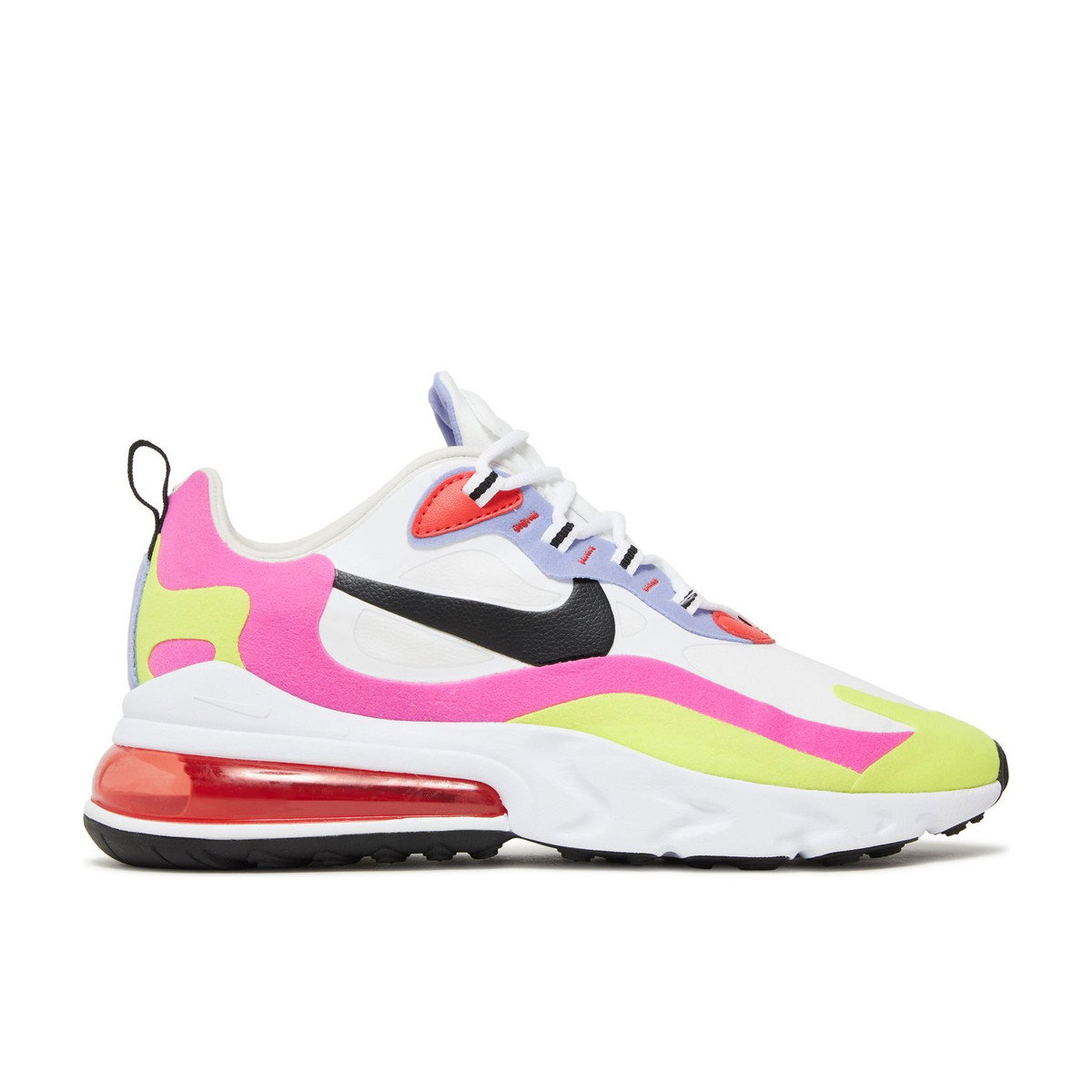 Nike Air Max 270 React White Pink Yellow Womens