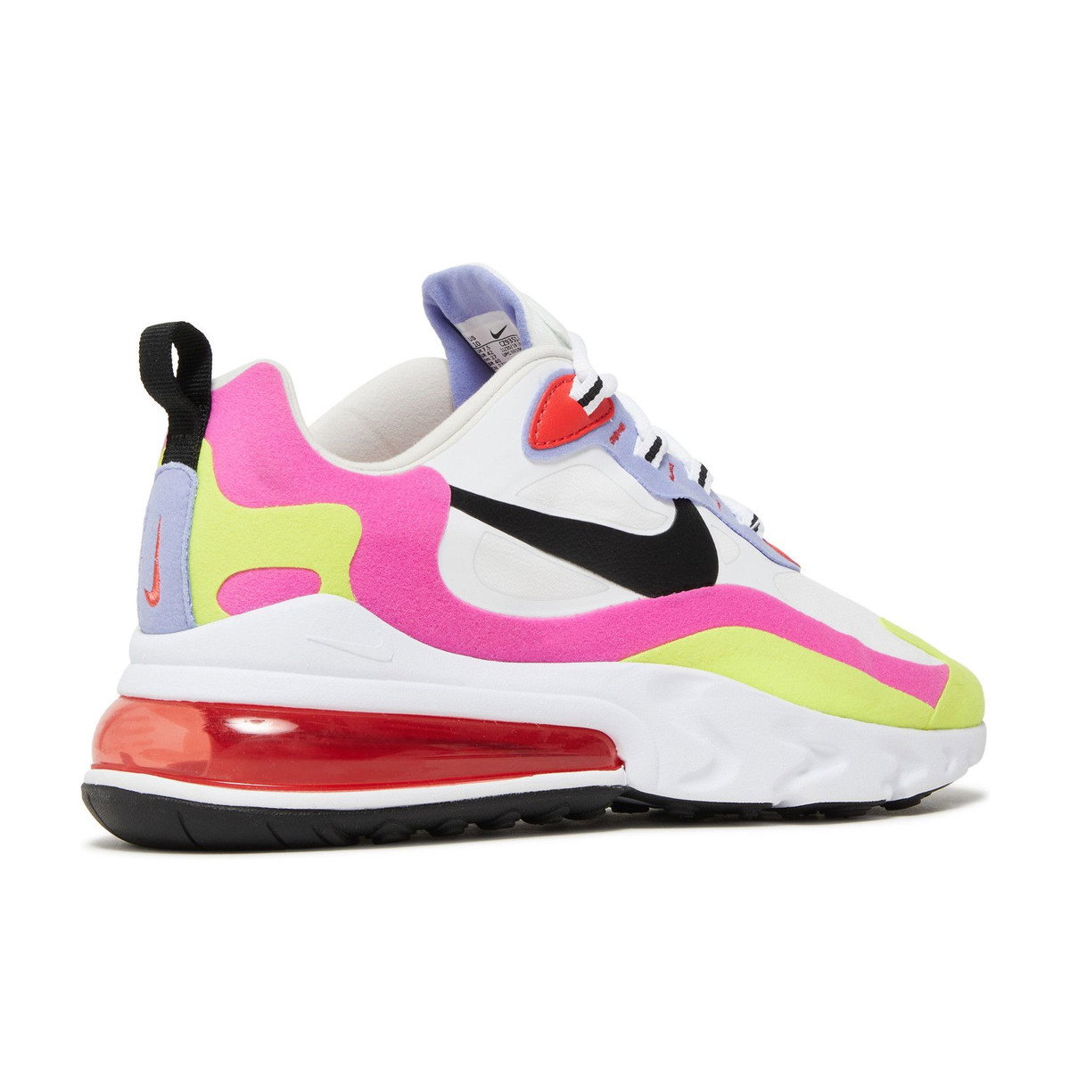 Nike Air Max 270 React White Pink Yellow Womens