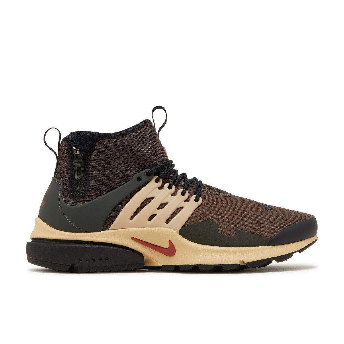 Nike Air Presto Mid Utility Baroque Brown Sesame Sequoia Canyon Rust