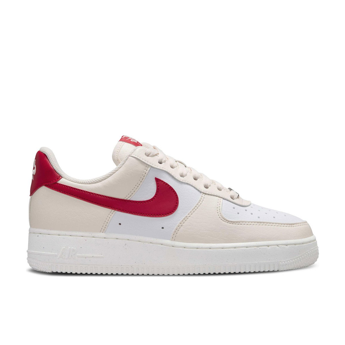 Nike Air Force 1 Low '07 Next Nature Pale Ivory University Red Womens