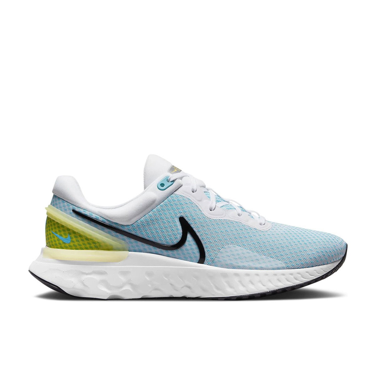 Nike React Miler 3 White Chlorine Vivid Sulfur