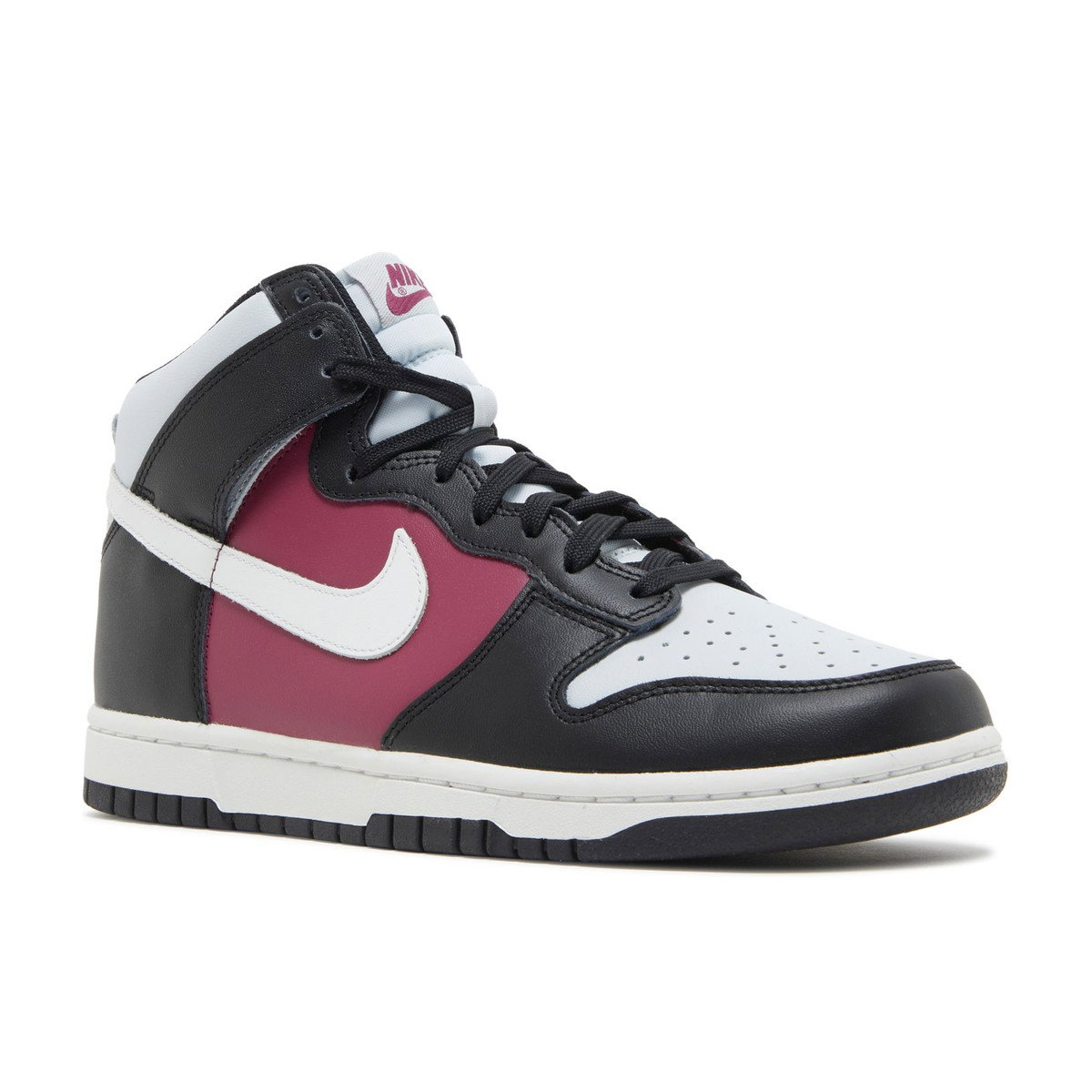 Nike Dunk High Black Rosewood Pure Platinum Womens