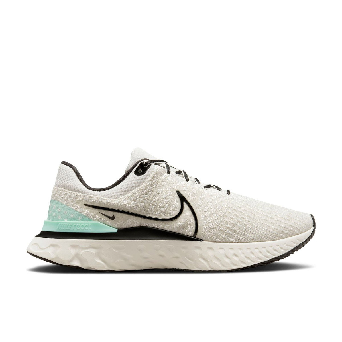 Nike React Infinity Run Flyknit 3 Phantom Black Mint