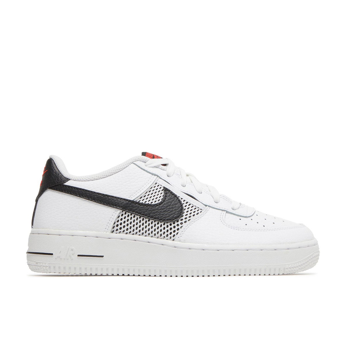 Nike Air Force 1 Low Mesh Pocket White Black GS