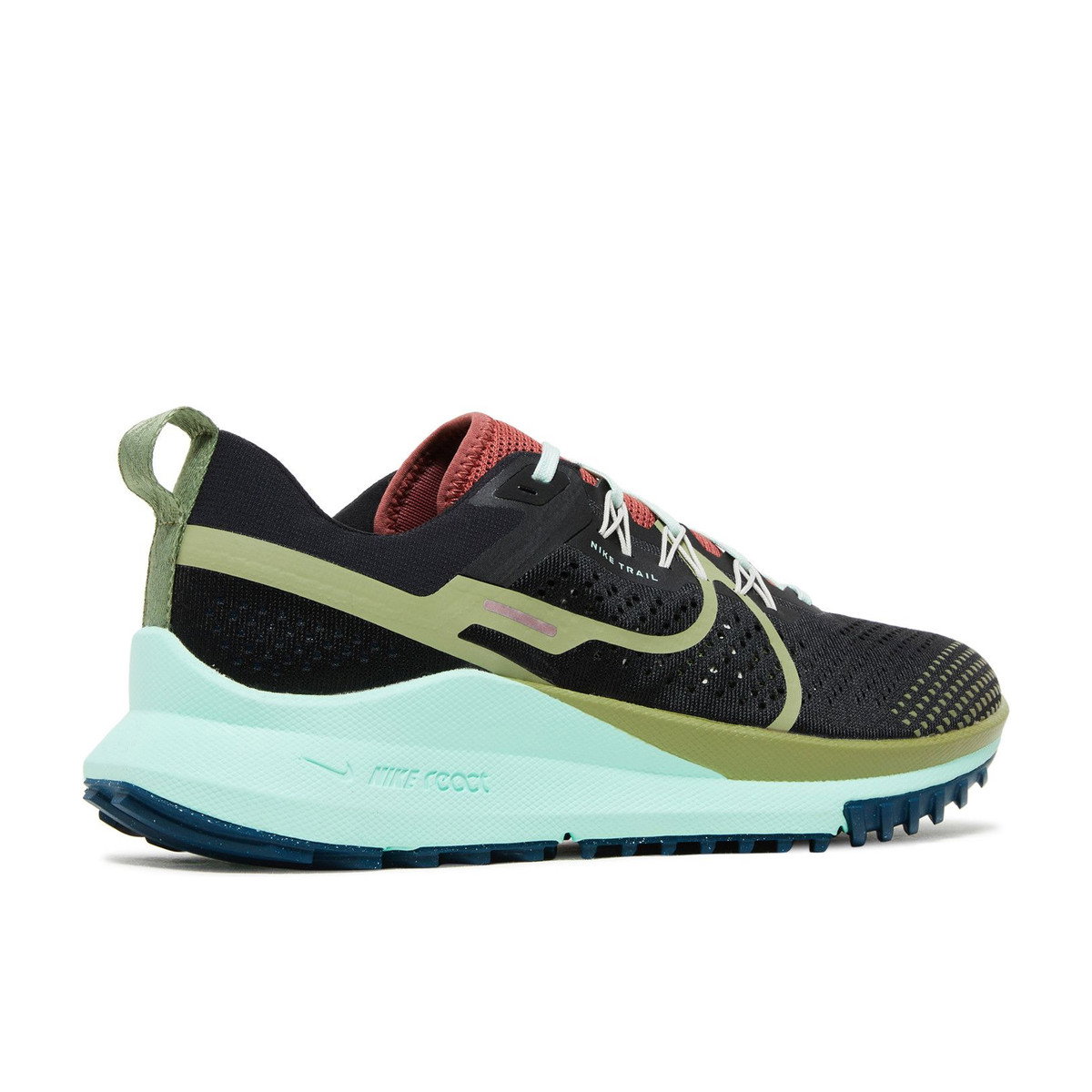Nike React Pegasus Trail 4 Black Mint Foam Alligator